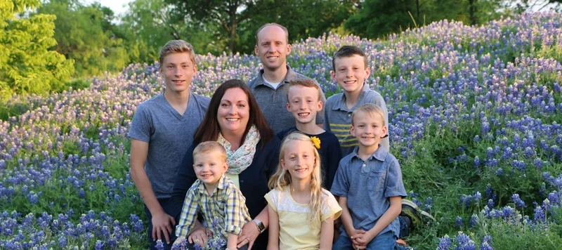 Chiropractor Flower Mound TX Tory Schoonmaker with Family